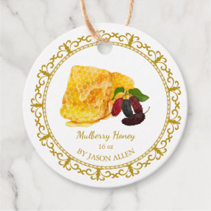  Honingraat Mulberry Infused Honey Hang Label