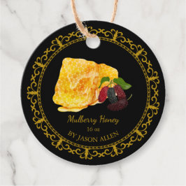  Honingraat Mulberry Infused Honey Hang Label