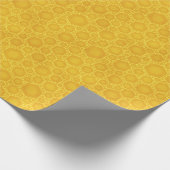 Honingraat Natuur honingbijenkast Bijenpartij Cadeaupapier (Hoek)