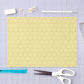 Honingraat (Ontwerp 53 Geel/Oranje Serie) Tissuepapier (Craft)