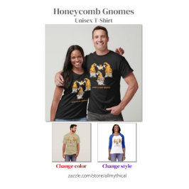 Honingraat Pet Gnome Honey with Bees Unisex T-shirt