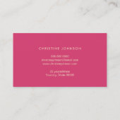 Honingraat Queen Bee Design Visitekaartje (Achterkant)