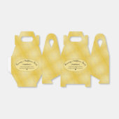 Honingraat Script Mini Mason Jar Box Bedankdoosjes (Uitgevouwen)