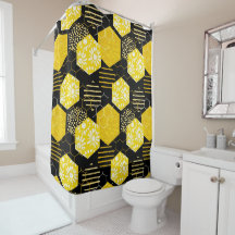 Honingraat! Shower Curtain