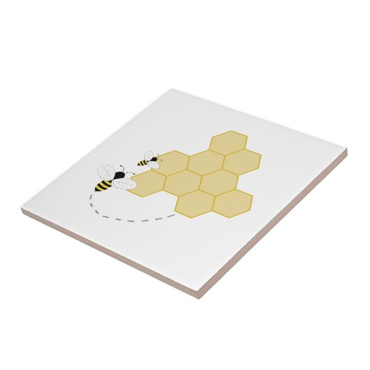 Honingraat Tegeltje (Zijkant)