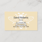 Honingraat van de imker Honingraat Visitekaartje (Achterkant)