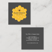 Honingraat Visitekaartje van imker (Voorkant / Achterkant)