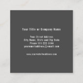 Honingraat Visitekaartje van imker (Achterkant)