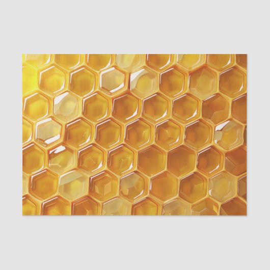 Honingraat Vol Honing Decoupage Tissuepapier (Voorkant)