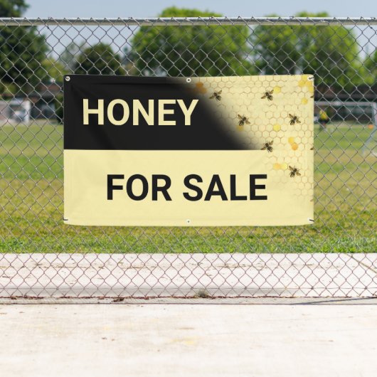 Honingraat voor de verkoop van bijen spandoek (Insitu)