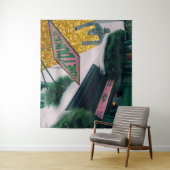 honingraat wandkleed (In situ)