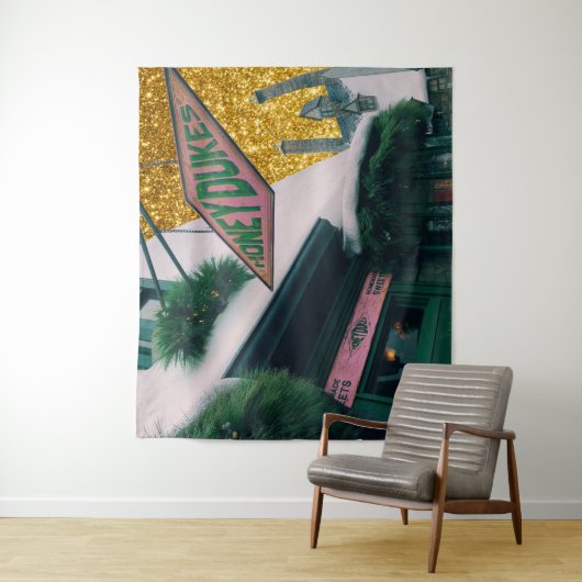 honingraat wandkleed (In situ)