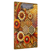 Honingraat & Zonnebloem Geïnspireerd Klembord (Rechts)