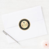 Honingraat Zwart Goud Honing Label Queen Bee (Envelop)