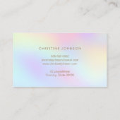 honingraatbij kleurrijk visitekaartje (Achterkant)