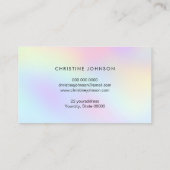 honingraatbij logo faux glitter visitekaartje (Achterkant)