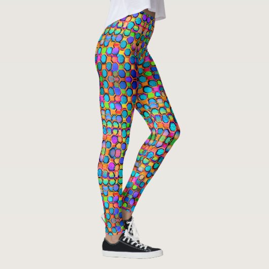 honingraatcaleidoscoop leggings (Rechts)