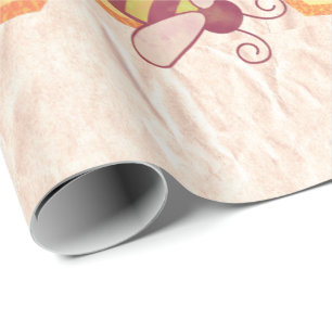 Honingraatpapier voor zoete bijen cadeaupapier