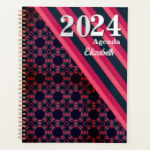 Honingraatpatroon  Aanbidding jouw naam toevoegen Planner (Voorkant)