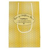 honingraatpatroon-script medium cadeauzakje (Achterkant)