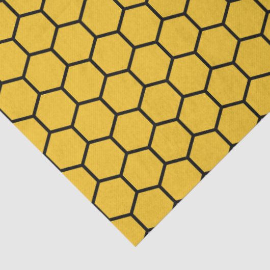 honingraatweefsel | Uniek zeshoekig ontwerp Tissuepapier (Detail)