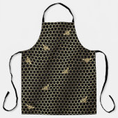 Honingraatzeshoeken en bijen schort (Voorkant)