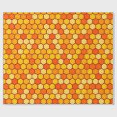 honingraatzeskantpapier | cadeaupapier (Vlak)