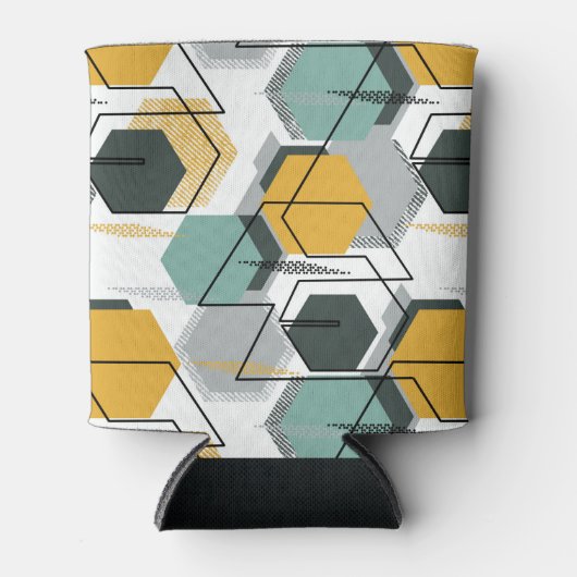 Honingraten. Abstract geometrisch patroon.1 Blikjeskoeler (Voorkant)