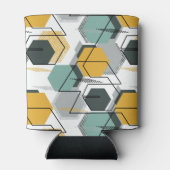 Honingraten. Abstract geometrisch patroon.1 Blikjeskoeler (Achterkant)