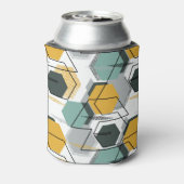 Honingraten. Abstract geometrisch patroon.1 Blikjeskoeler (Blikje Achterkant)