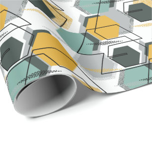 Honingraten. Abstract geometrisch patroon.1 Cadeaupapier