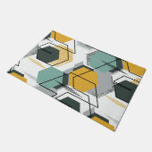 Honingraten. Abstract geometrisch patroon.1 Deurmat (Schuin)