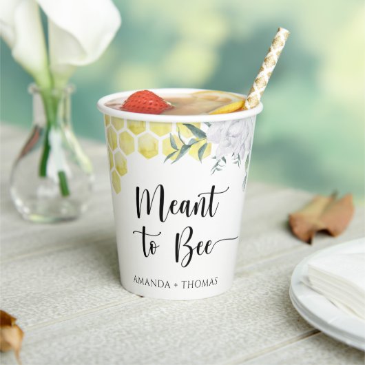 Honingraten - Bedoeld om bij te zijn Papieren Bekers (Insitu)