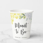 Honingraten - Bedoeld om bij te zijn Papieren Bekers (Voorkant)