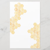 Honingraten en bruine honing teddybeer bingogame (Achterkant)