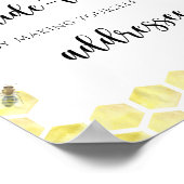 Honingraten - Help de drukke bruid Adres Poster (Hoek)