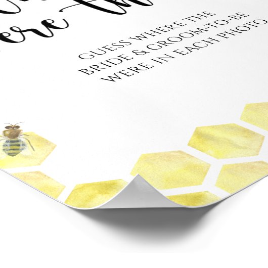 Honingraten - waar waren ze poster (Hoek)