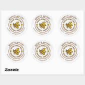 Honingslabel, Imkerbedrijfslabel, Stickers (Vel)