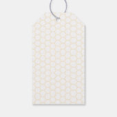 Honingstaarbeer vroeg op baby cadeaulabel (Achterkant)