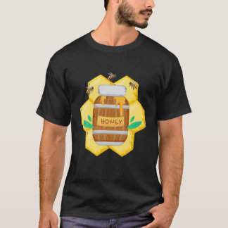 Honingstip met honingbijen Geweldige zoet kostuum T-shirt