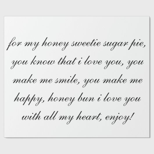 honingsuiker, verpakkingspapier cadeaupapier (Vlak)