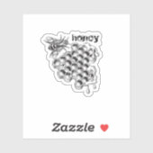 Honingtekening Sticker (Vel)