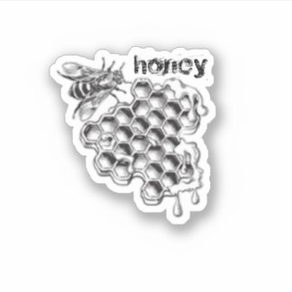 Honingtekening Sticker