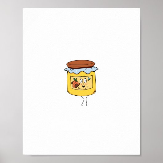 Honingthema, honing personaliseren poster (Voorkant)