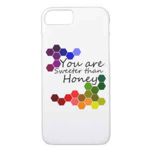 Honingthema met positieve woorden Case-Mate iPhone case