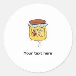 Honingthema, personaliseer Honey, Ronde Sticker