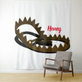 Honingval Tapijt Wandkleed (In situ)