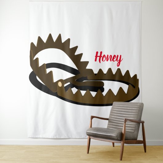 Honingval Tapijt Wandkleed (In situ)