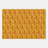 Honingvergrendeling op papierverzameling inpakpapier vel (Voorkant)