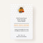 Honingverkoper - Bijenteler Badge (Achterkant)